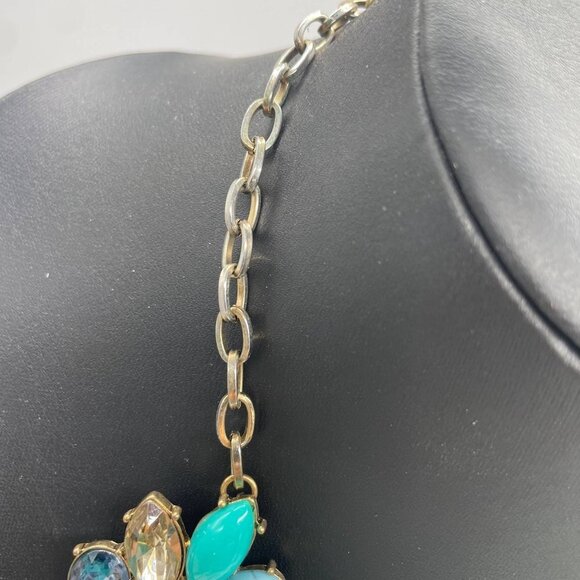 Sugarfix by BaubleBar Multicolor Crystal Butterfly Statement Necklace - Picture 7 of 8